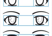 Cách vẽ mắt anime