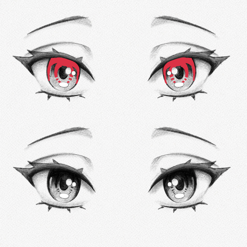 Hướng dẫn vẽ vẽ mắt anime nữ đẹp đơn giản và chi tiết