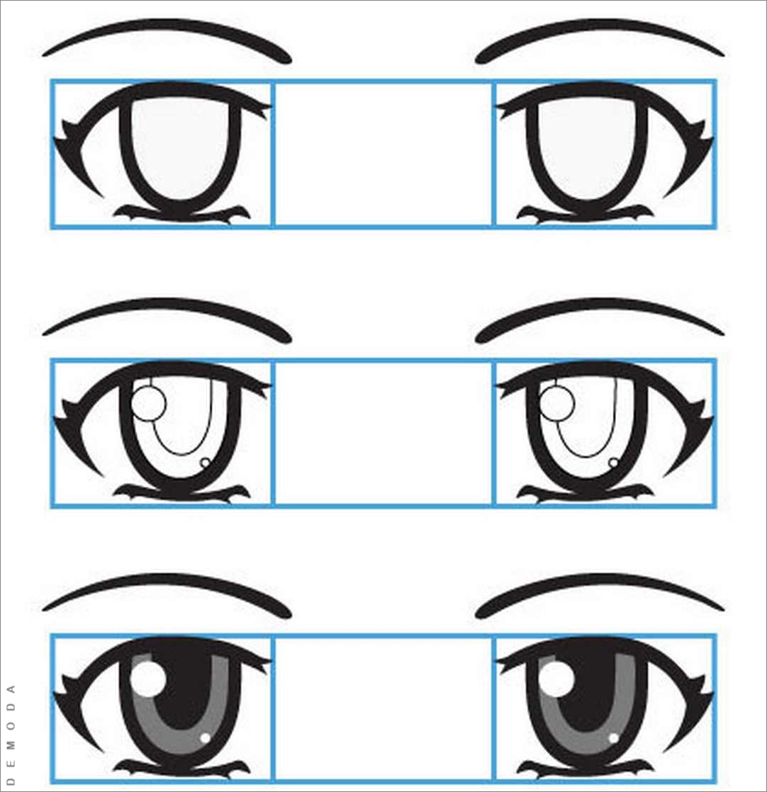 Chỉ với 15 bước để vẽ đôi mắt anime cực đẹp - Comic Media Academy