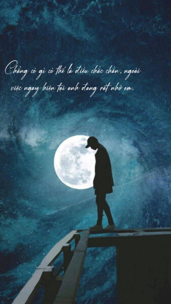 hình ảnh nhớ người yêu của người đàn ông