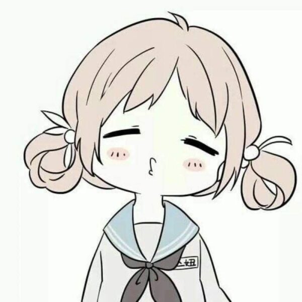 Hình vẽ chibi cô bé tóc ngắn