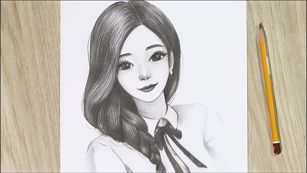 Chia sẻ hơn 55 về hình vẽ con gái hay nhất  Du học Akina