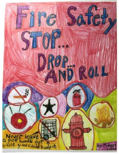 Vẽ tranh phòng hiểm họa cháy nổ đón tết mới an vui hướng dẫn cách xử lý khi gặp hoả hoạn