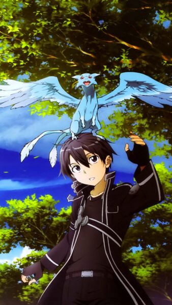 ảnh nền kirito và rồng xanh