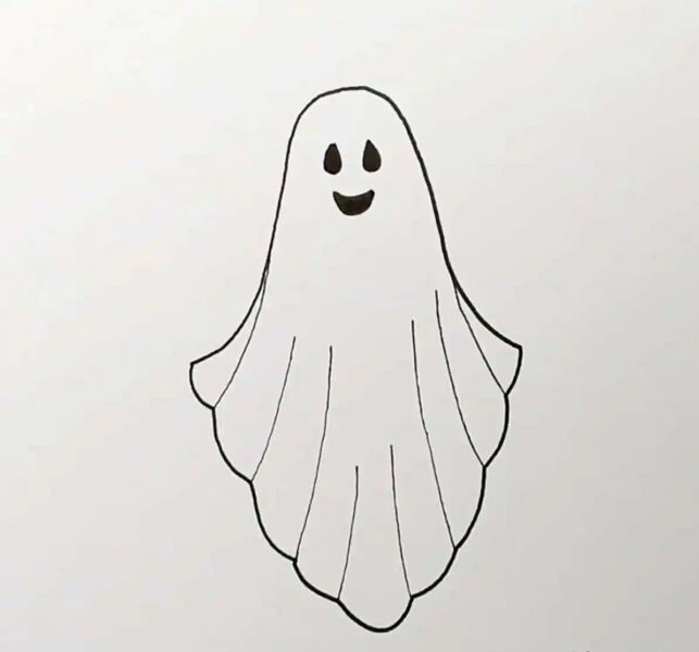 Cách vẽ con ma tí hon