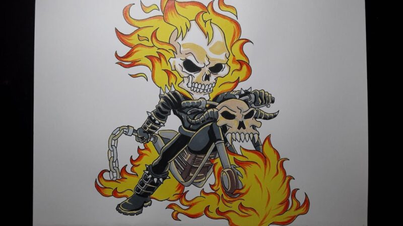 cách vẽ ma hoạt hình - ma tốc độ