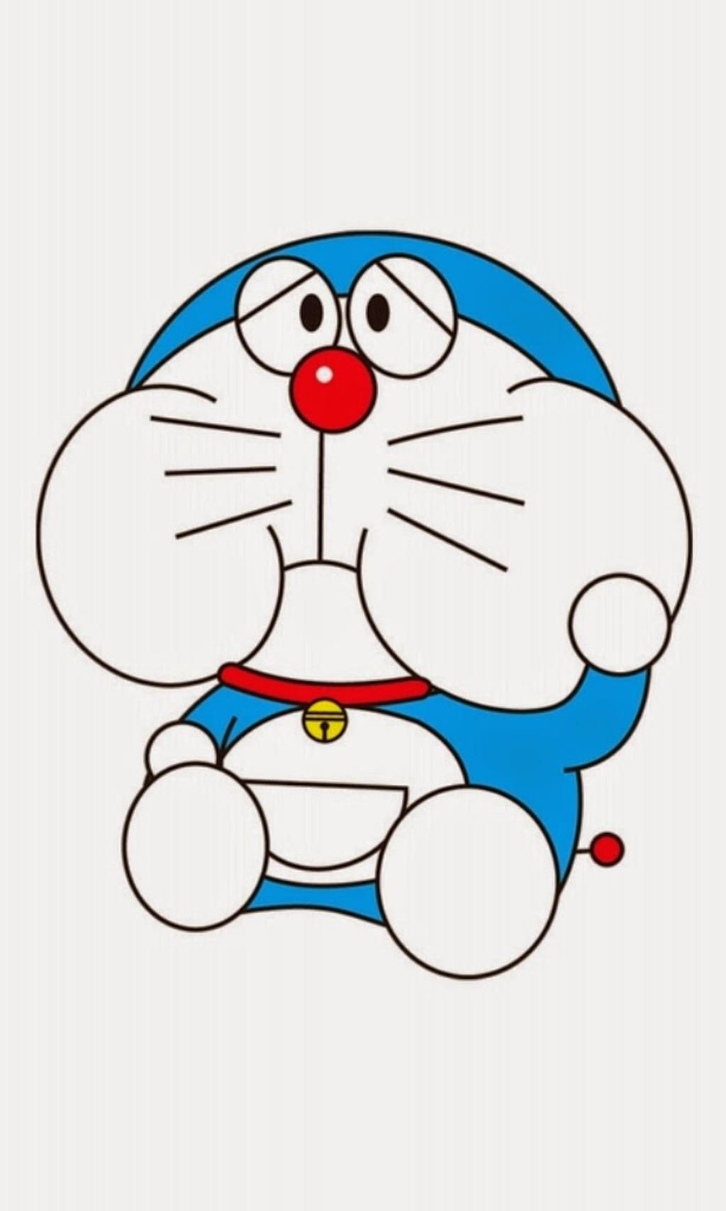 Hình vẽ Doraemon phồng má