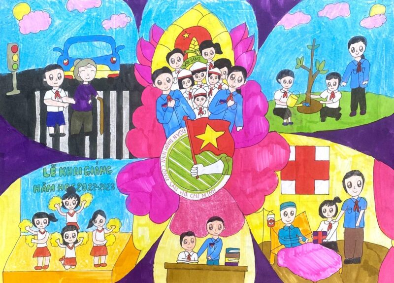 Vẽ tranh 26 3 cực kỳ đẹp