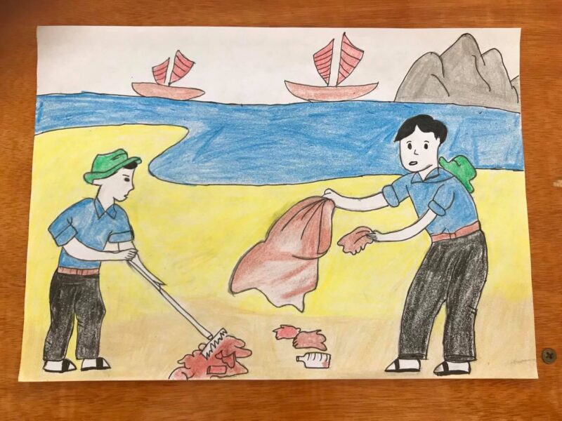 Vẽ tranh 26 3 với hoạt động bảo vệ môi trường