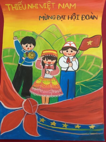 Vẽ tranh về ngày thành lập đoàn 26 3