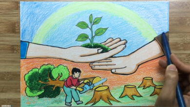 Vẽ tranh vì môi trường tương lai