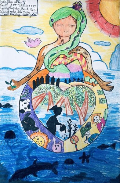 Vẽ tranh vì môi trường tương lai đẹp