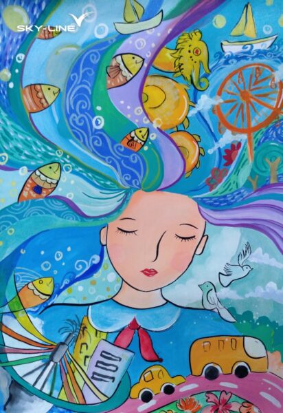 Vẽ tranh vì môi trường tương lai đẹp ấn tượng