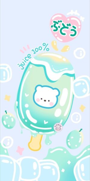 ảnh nền iphone cute que kem lạnh