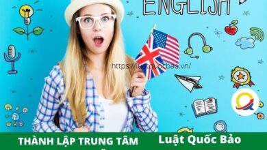 thành lập trung tâm ngoại ngữ luật quốc bảo