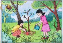 Vẽ tranh đề tài lao động