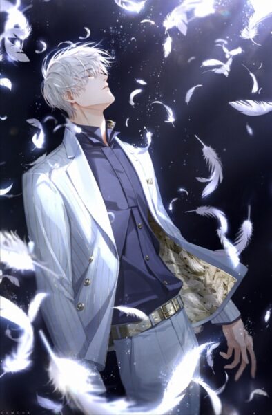 hình nam buồn anime