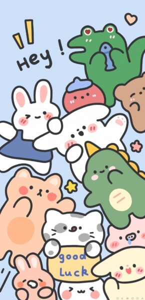 hình nền cute có chữ tải miễn phí