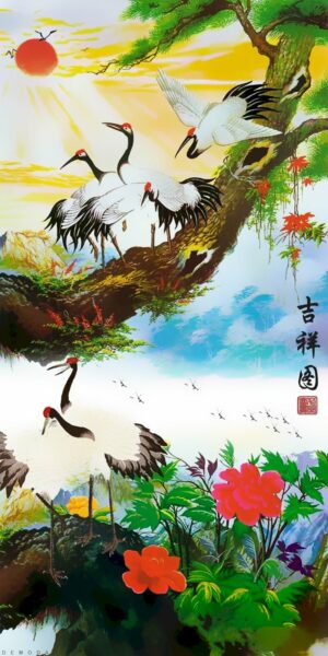 hình nền phong thủy mệnh mộc thu hút may mắn, tài lộc