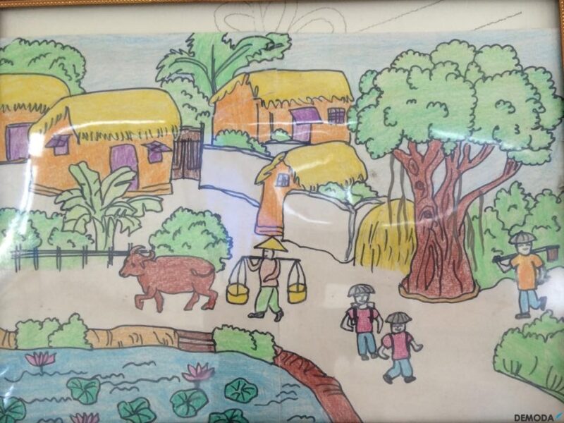 Vẽ tranh tự chọn có người