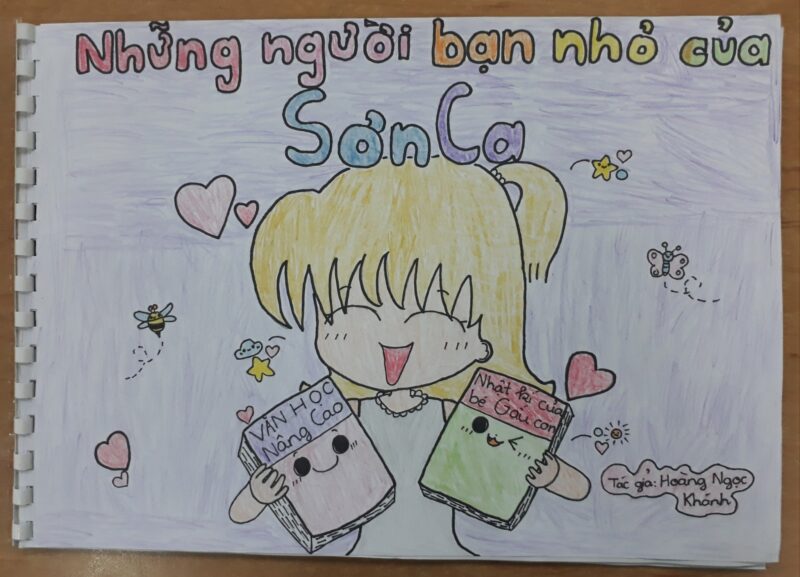 Vẽ tranh lan tỏa tình yêu đọc sách cho học sinh