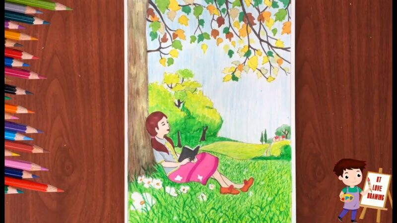 Vẽ tranh lan tỏa tình yêu đọc sách mọi nơi