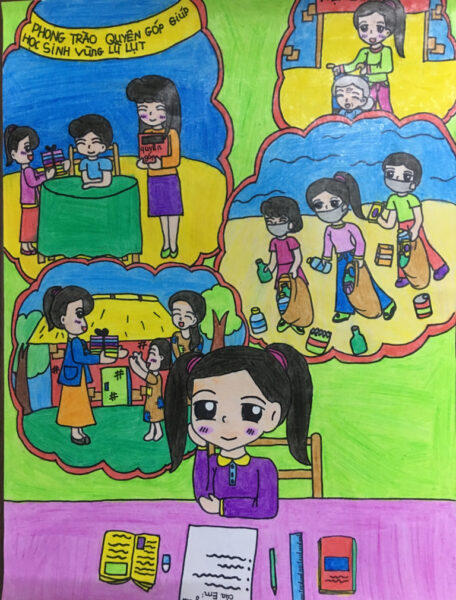 tranh vẽ kế hoạch nhỏ của em