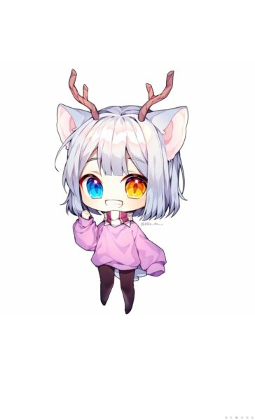 ảnh anime chibi nữ cute