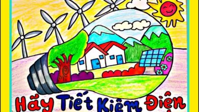 vẽ tranh tiết kiệm điện