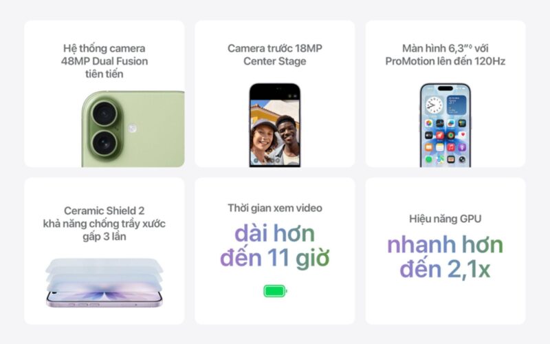 So sánh iPhone 16 và iPhone 17 mới nhất hiện nay